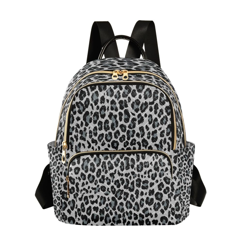 Fashion Backpack Mini Backpack Purse Casual Daily Backpack Leopard Pattern😜